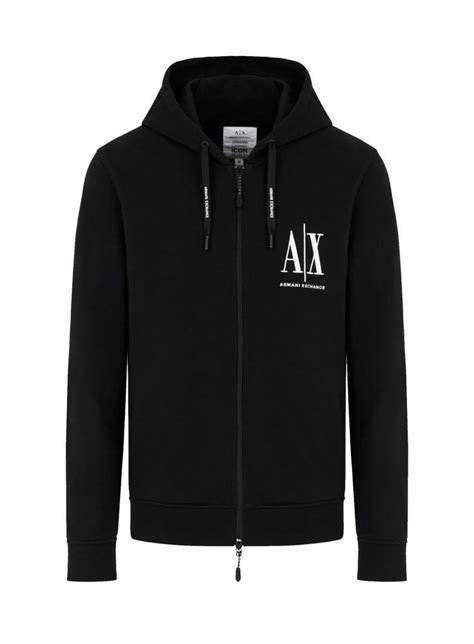 cheap armani hoodie|armani exchange zipped ax hoodie.